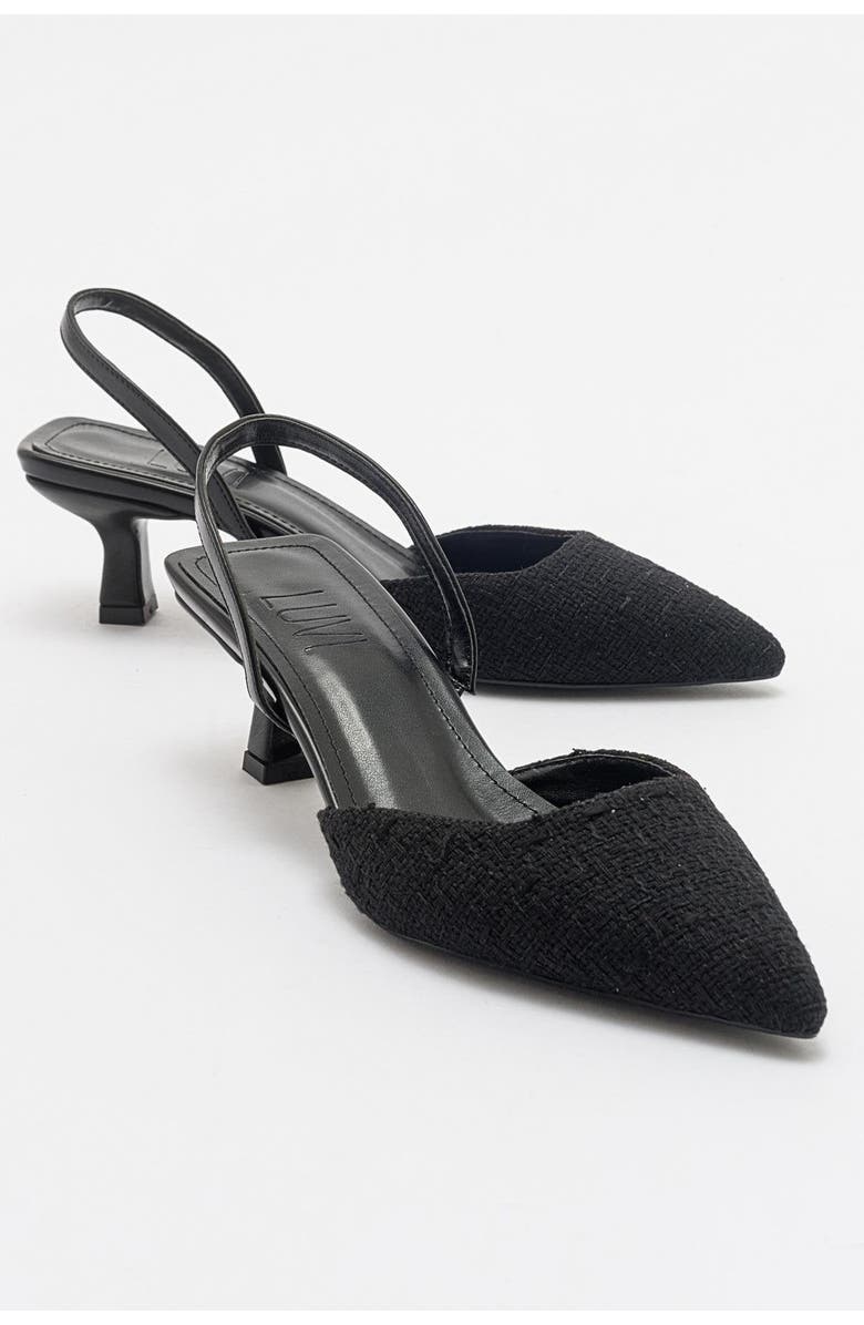 Prologue Shoes Over Pointed Toe Pump, Main, color, Black
