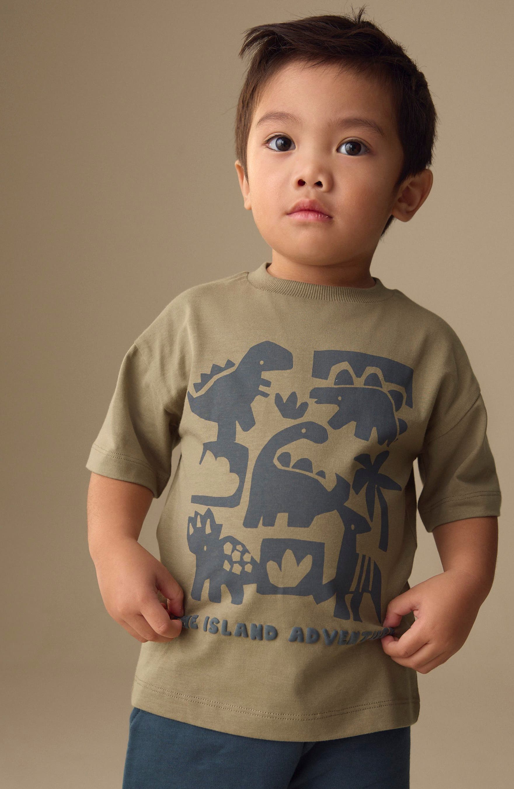 NEXT Kids' 4-Pack Dino Graphic T-Shirts & Assorted Shorts — фото 7