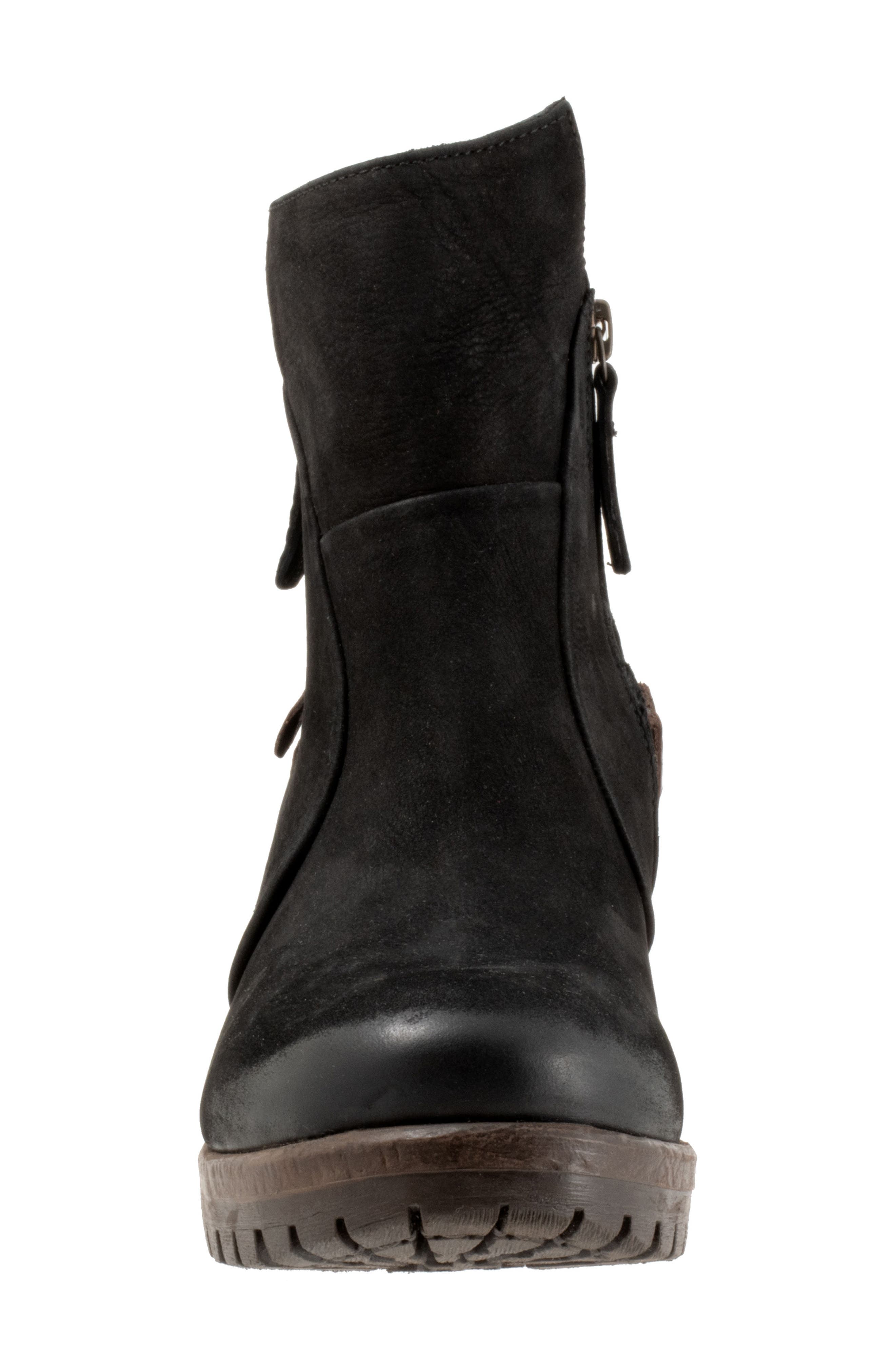 Bueno Fallon Bootie, Alternate, color, Black Nubuck