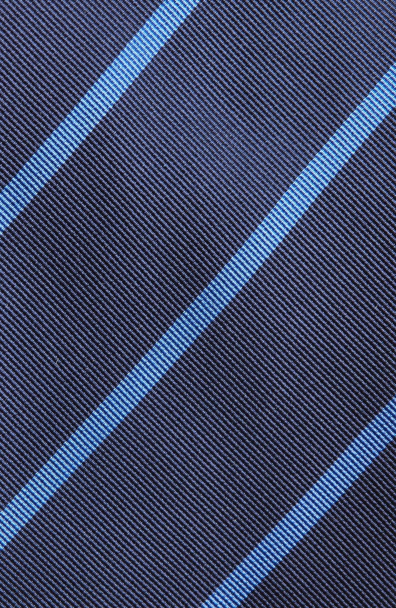 Ralph Lauren Purple Label Super Repp Stripe Silk Tie, Alternate, color, Navy/ Blue