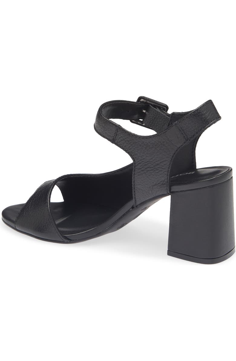 Bottero Block Heel Sandal, Alternate, color, Preto