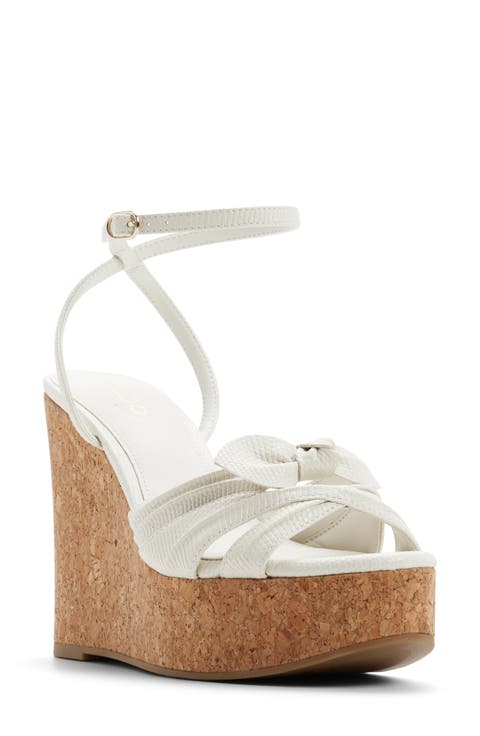 Tainah Ankle Strap Platform Wedge Sandal (Women)