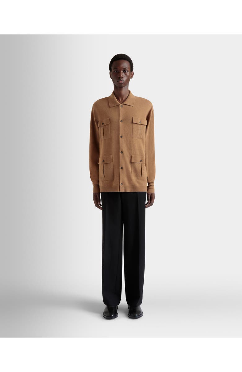 Bally Long Sleeve Shirt With Logo, Alternate, color, 