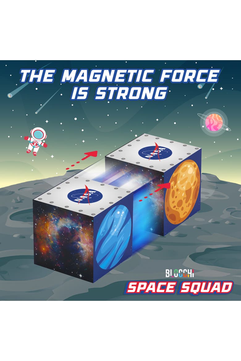 Blocchi Space Squad Magnetic Block Set 84 units, Alternate, color, Multi Color