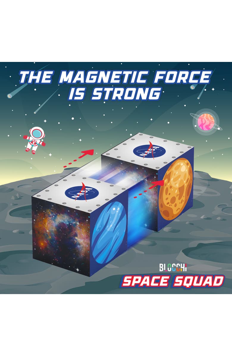 USA Toyz Blocchi Space Squad Magnetic Block Set 84 units, Alternate, color, Multi Color