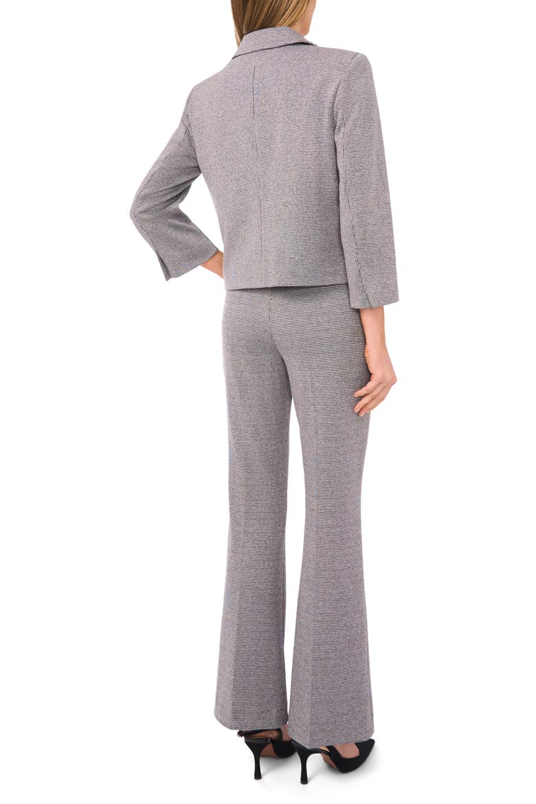 Houndstooth Crop Blazer, Alternate, color, RICH BLACK