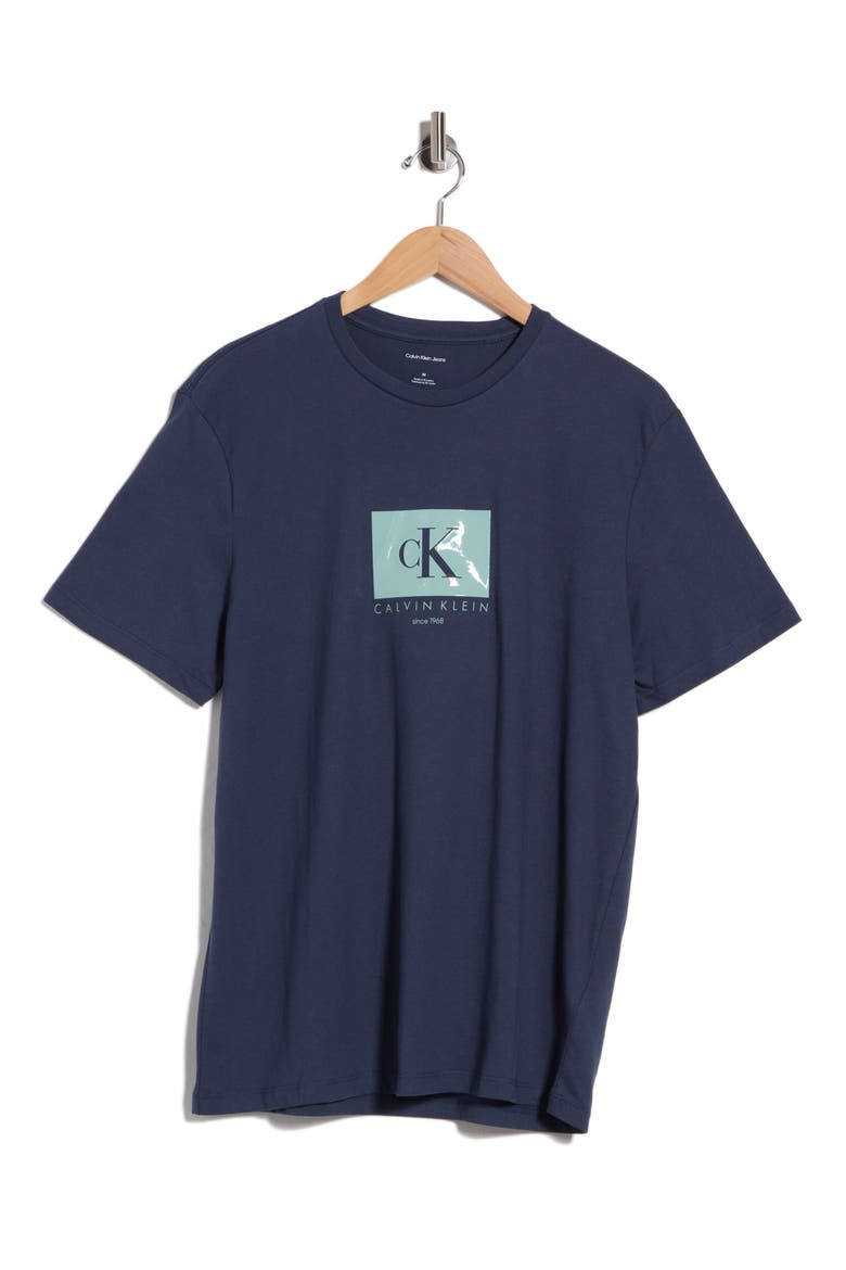 Box Logo Graphic T-Shirt, Main, color, INK