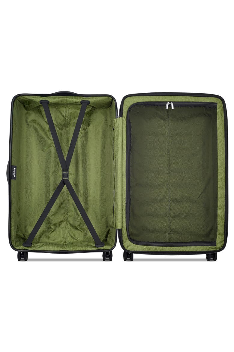 JH004C Checked-Large 28 Inch Hardside Expandable Luggage with Spinner Wheels, Alternate, color, Beige