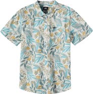 O'Neill Kids' Terrace Print Short Sleeve Button-Up Shirt