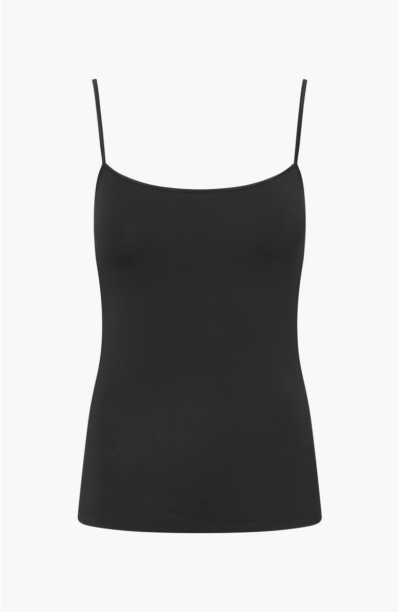 Cosabella Talco Long Camisole, Alternate, color, Black