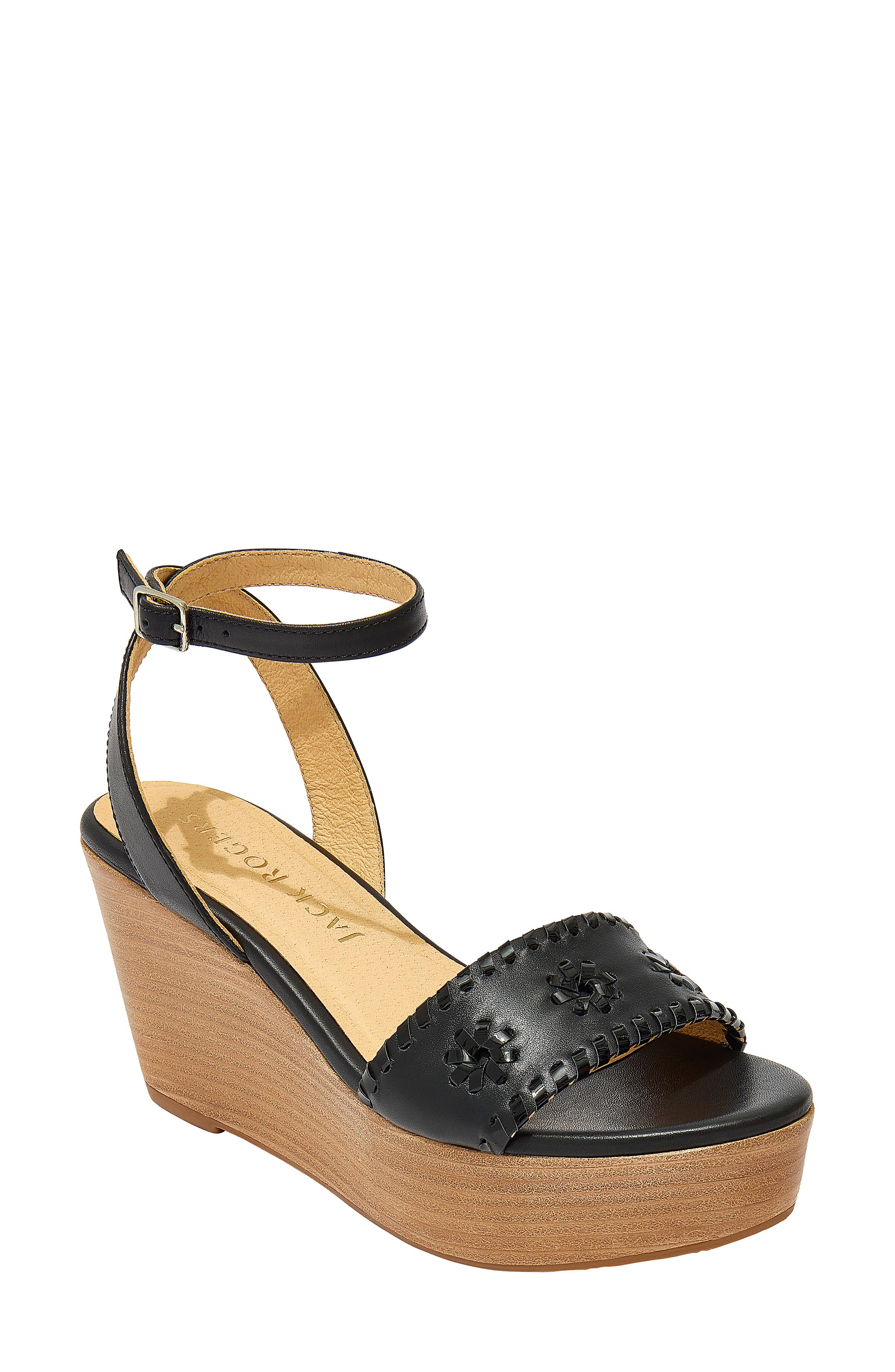 Jack Rogers Ferry Stacked Platform Wedge Sandal, Main, color, 
