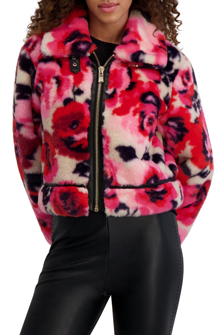 Python Print Faux Fur Jacket (Women) | Nordstrom
