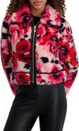 KARL LAGERFELD PARIS Python Print Faux Fur Jacket