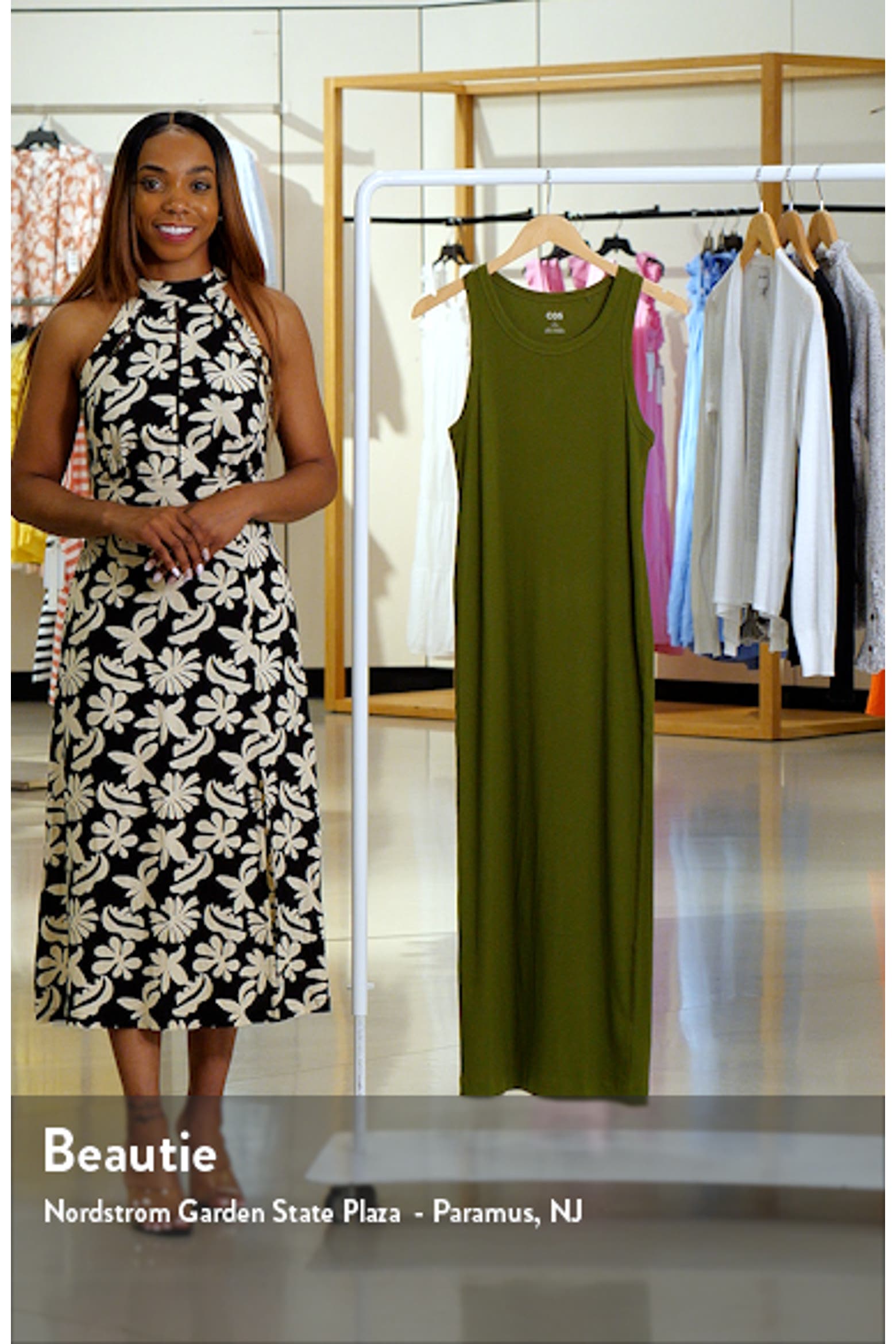 Tubing Ribs COS Rib Tube Maxi Tank Dress (Women) | Nordstromrack