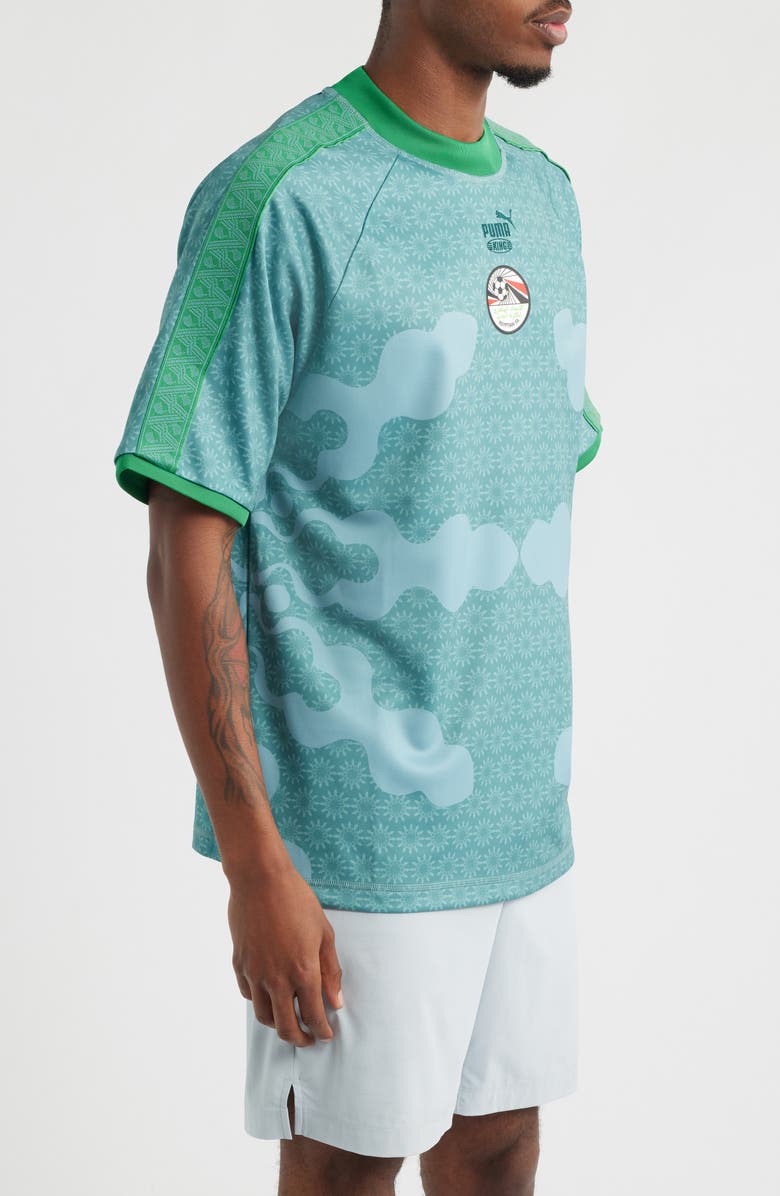 PUMA x Egypt x Salehe Bembury King Jersey, Alternate, color, Adriatic