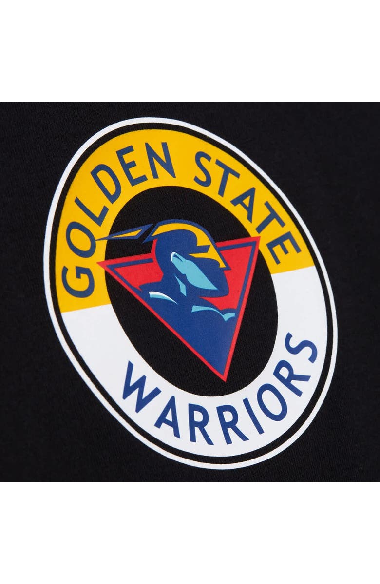 Mitchell & Ness Men's Black Golden State Warriors Black Out Collection Vintage Premium T-Shirt, Alternate, color, Black