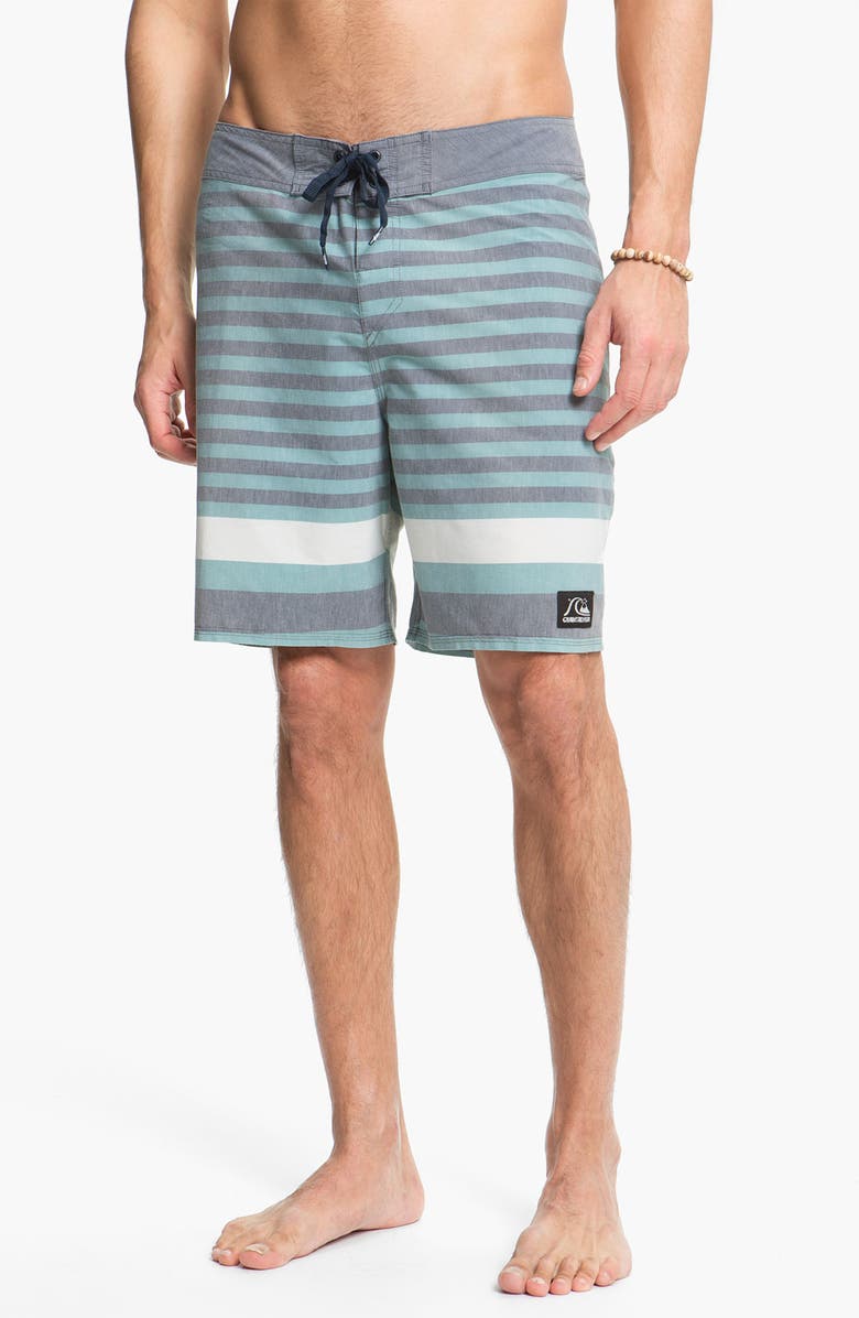Quiksilver 'Biarritz' Stripe Board Shorts, Alternate, color, 