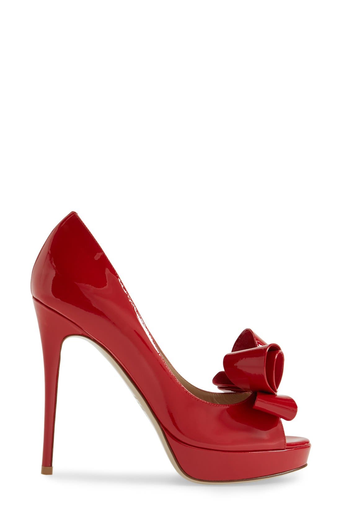 Valentino Garavani Couture Bow Platform Pump, Alternate, color, 