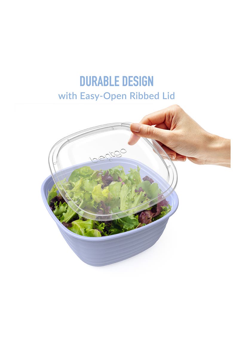 Prep Single Compartment Food Container - Set of 20, Alternate, color, PERIWINKLE