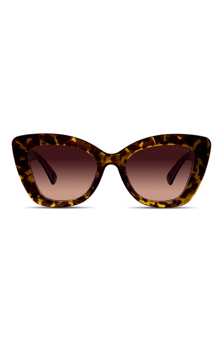 Velvet Eyewear Maya Sunglasses, Main, color, Rose Gold