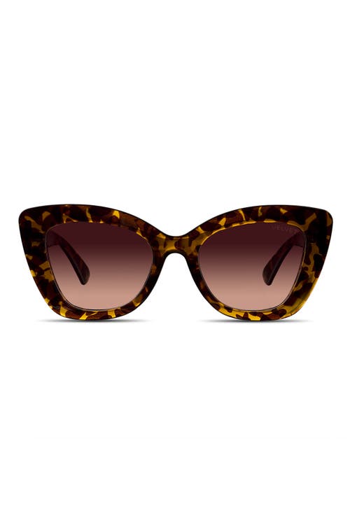 Velvet Eyewear Maya Sunglasses in Rose Gold 