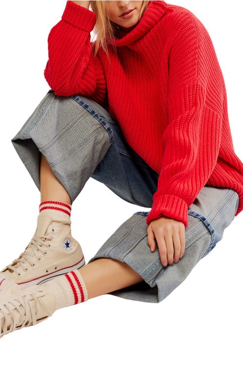 FREE PEOPLE FREE PEOPLE SWIM TOO DEEP TURTLENECK SWEATER