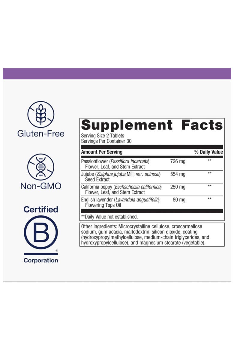 Tran-Q Herbal Sleep Support Tablets 60 Tablets, Alternate, color, None
