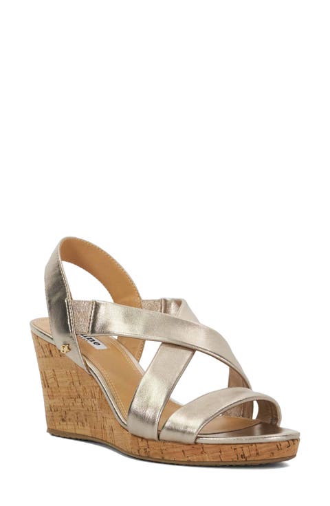 Kamies Slingback Platform Wedge Sandal (Women)