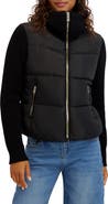 Kensie Knit Sleeve Quilted Core Jacket