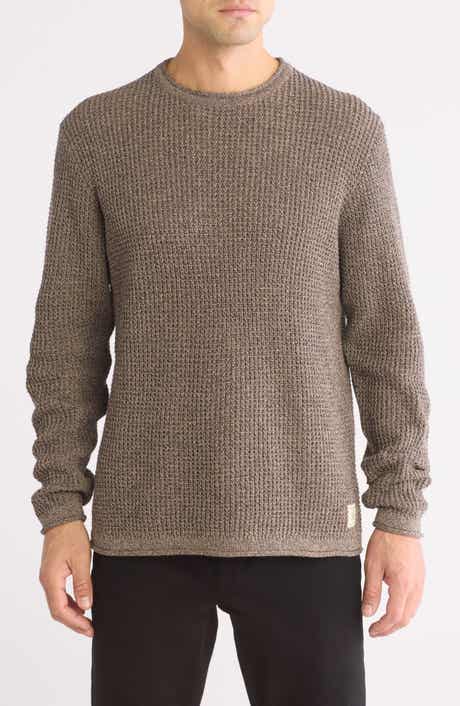 Weatherproof® Tuck Stitch Roll Crewneck Sweater