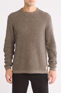 Weatherproof® Tuck Stitch Roll Crewneck Sweater
