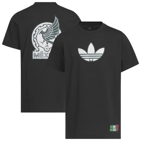 Youth adidas Black Mexico National Team 2026 Away Jersey Hook T-Shirt