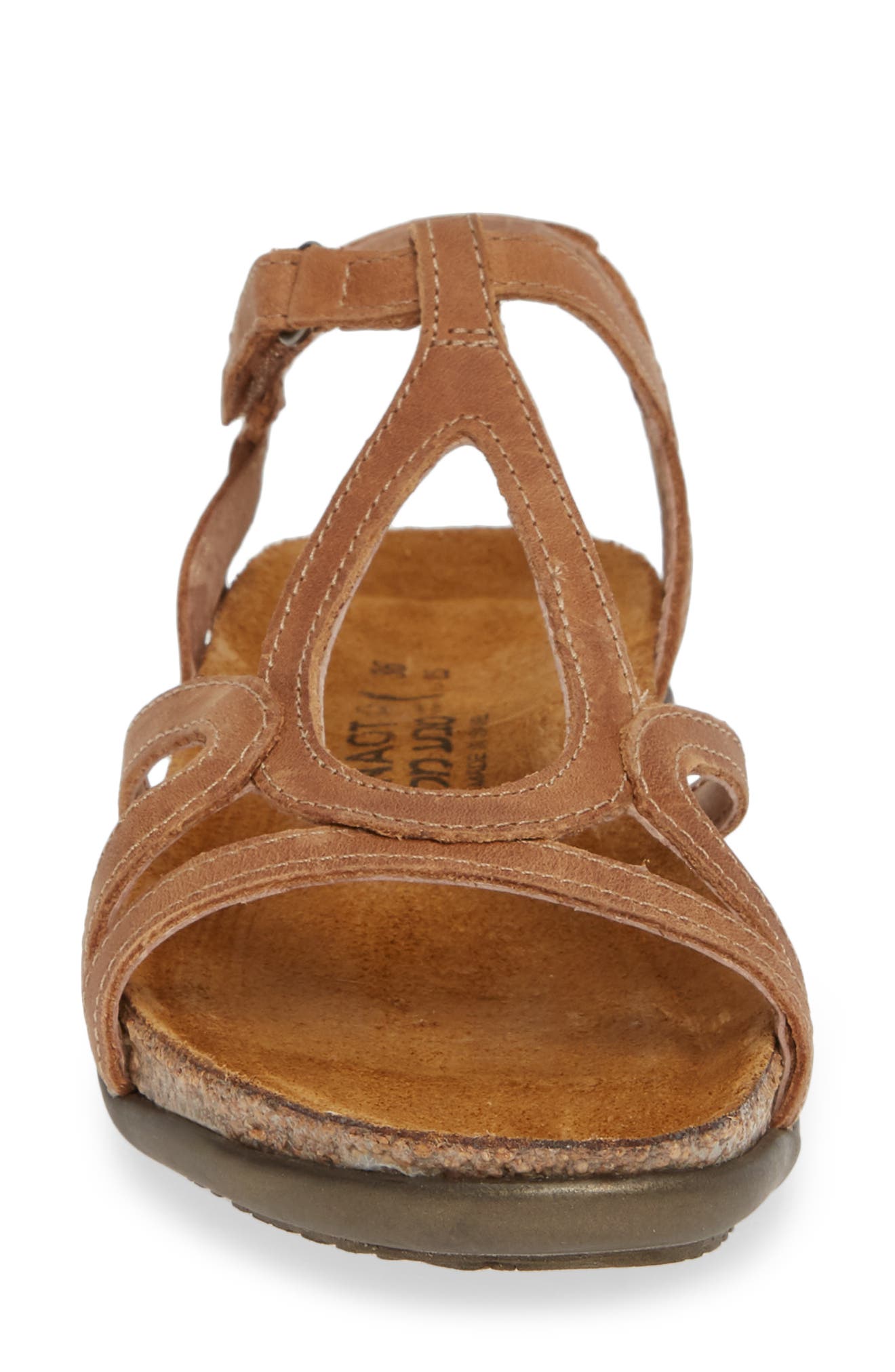 Dorith Sandal, Alternate, color, LATTE BROWN LEATHER