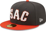 New Era Men's New Era Charcoal Sacramento River Cats Authentic Collection 59FIFTY Fitted Hat