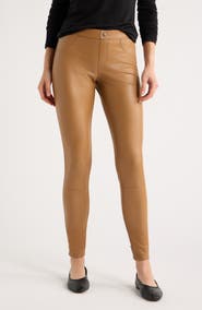 Hue Faux Leather Leggings