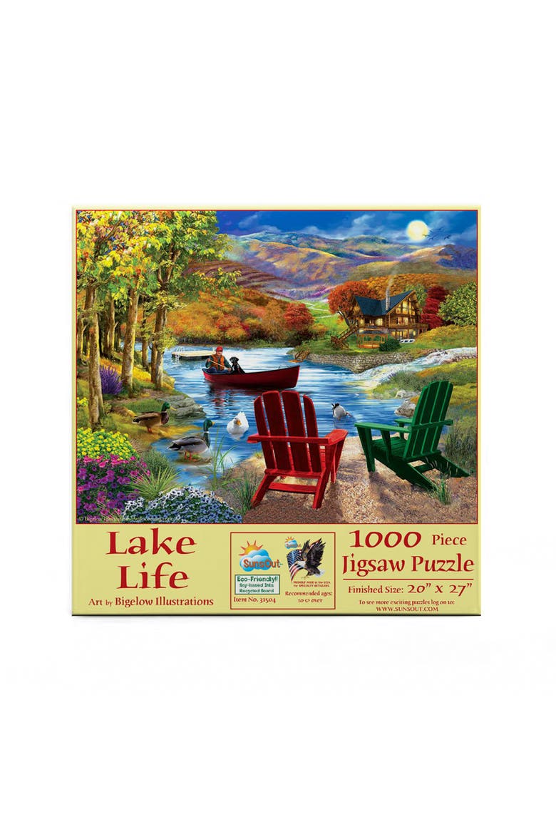 Lake Life 1000 piece Jigsaw Puzzle for Adults, Alternate, color, Multicolor