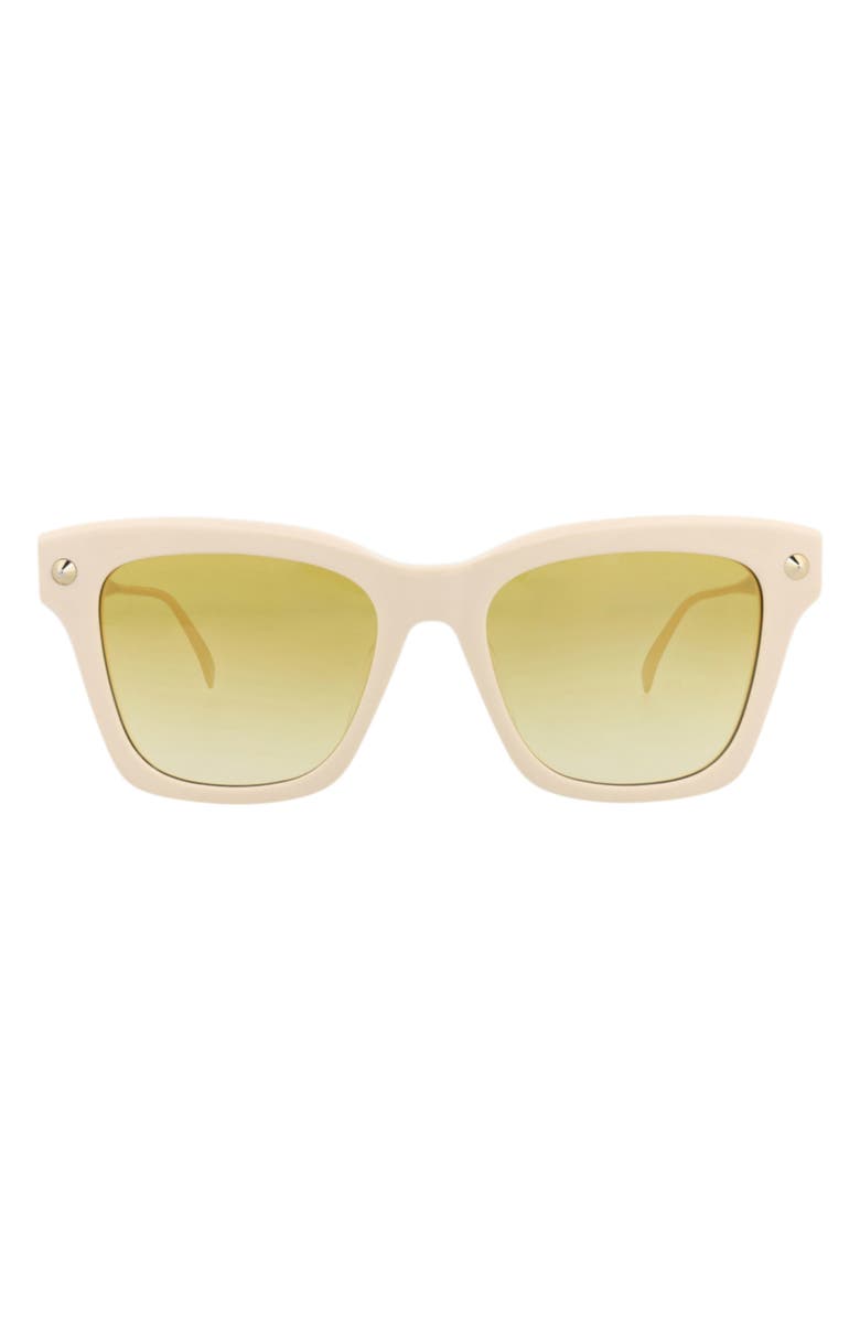 MCQ Sunglasses, Main, color, Ivory Gold Yellow