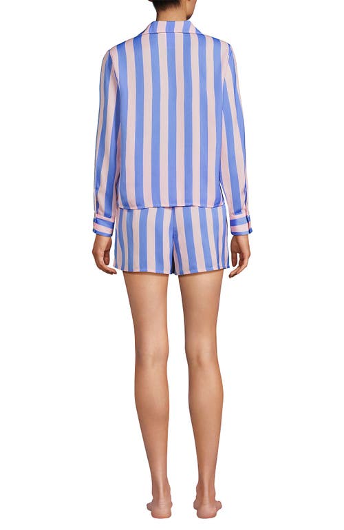 LANDS' END LANDS' END PLUS SIZE MATTE SATIN 2 PIECE PAJAMA SET 