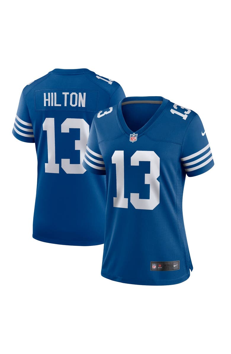 Nike Women's Nike T.Y. Hilton Royal Indianapolis Colts Alternate Game Jersey, Main, color, 