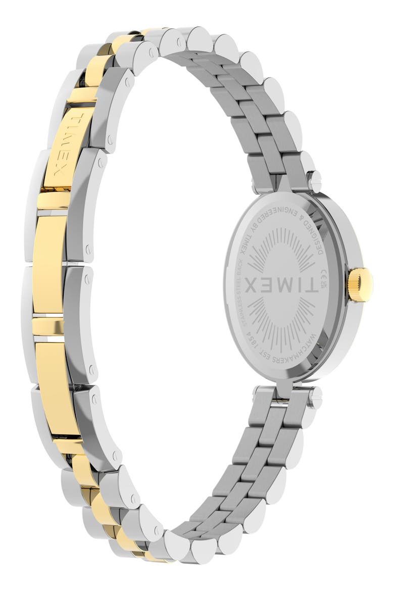 Cavatina Crystal Bezel Bracelet Watch, Alternate, color, SILVER