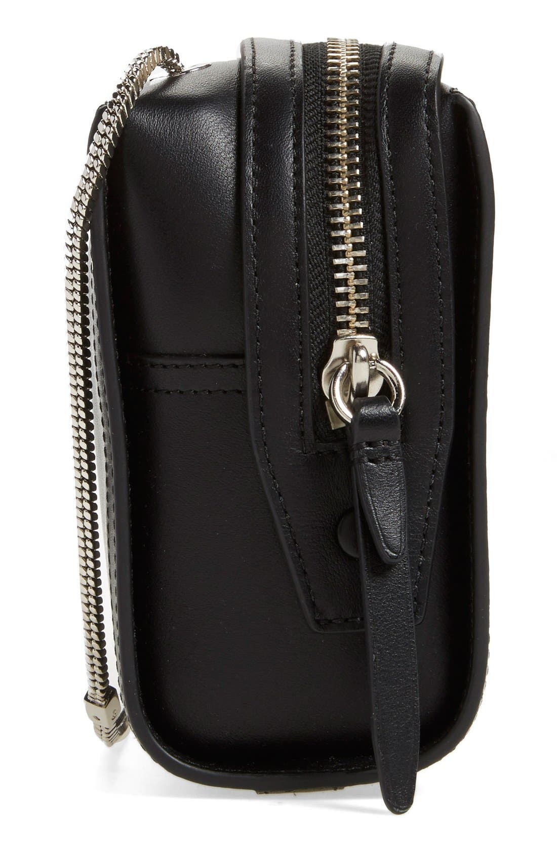 3.1 Philip Lim 'Mini Soleil' Chain Shoulder Bag, Alternate, color, BLACK