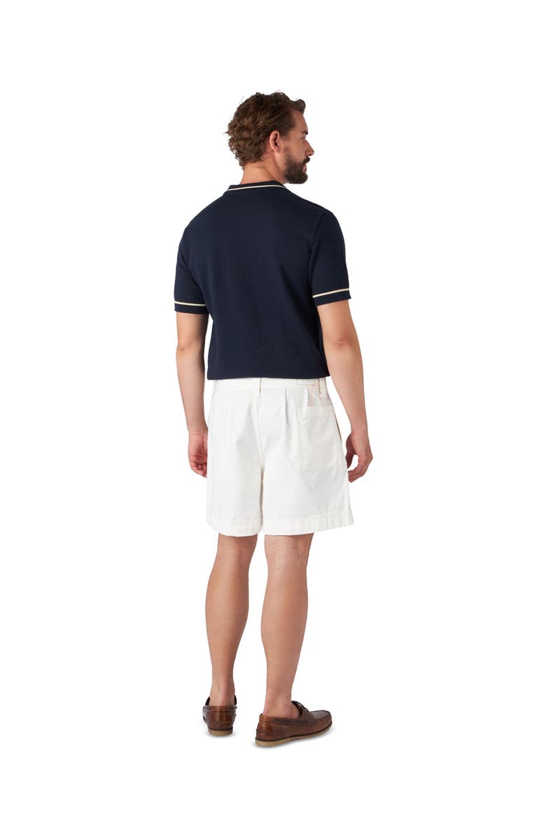 Fortela Bedford Cotton Bermuda, Alternate, color, White