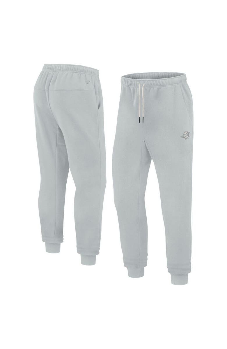Fanatics Signature Unisex Fanatics Signature Gray Miami Dolphins Elements Super Soft Fleece Jogger, Main, color, Gray