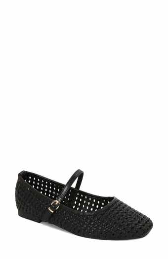 Gaby Woven Mary Jane Flat