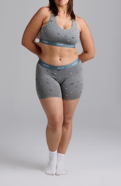 Woxer Baller Ultra-soft 5-inch Boxer Briefs In Gray