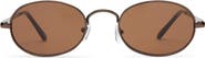 AIRE Regulus 49mm Small Oval Sunglasses