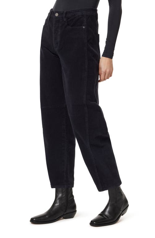 Habitual Evie Barrel Leg Corduroy Pants In Black