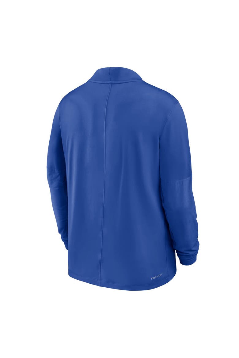 Men's Nike  Royal Boise State Broncos Dri-FIT Half-Zip Pullover, Alternate, color, Royal