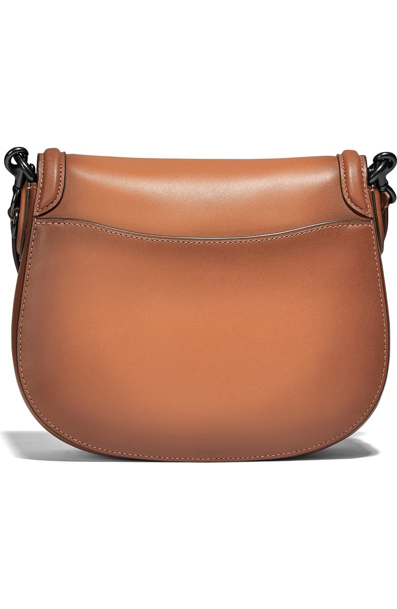 COACH Beat Leather Saddle Bag, Alternate, color,