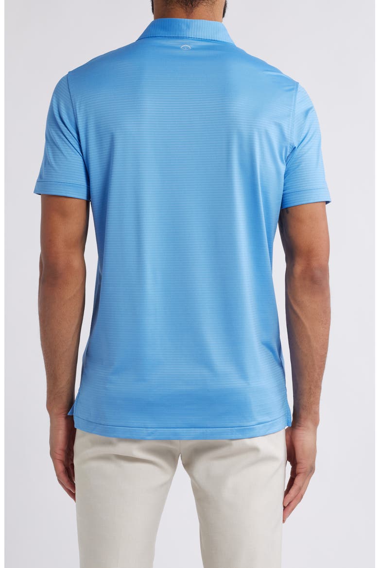 Empire Stripe Performance Jersey Polo, Alternate, color, FOUNTAIN BLUE